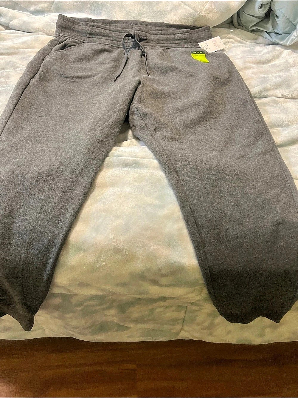 Tek Gear Ultrasoft Fleece Jogger Pants 2-Pack Gray & Black 2x